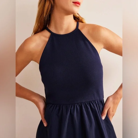 Boden | Dresses | Boden Ribbed Halter Neck Midi Dress | Poshmark